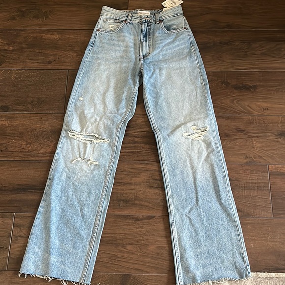 woman’s Zara Wide leg jeans - Picture 1 of 5